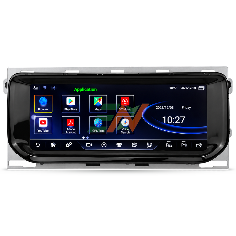 Head unit display for Range Rover Vogue L405 with 10.25-inch dual Android system with application menu