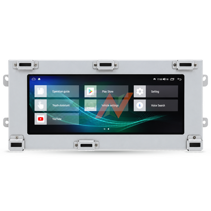 Head unit display for Range Rover Vogue L405 with 10.25-inch dual Android system with main menu apps