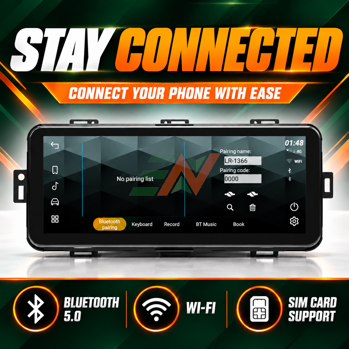 Head Unit Display for Range Rover Vogue L405 with Bluetooth 5.0 connectivity for phone pairing