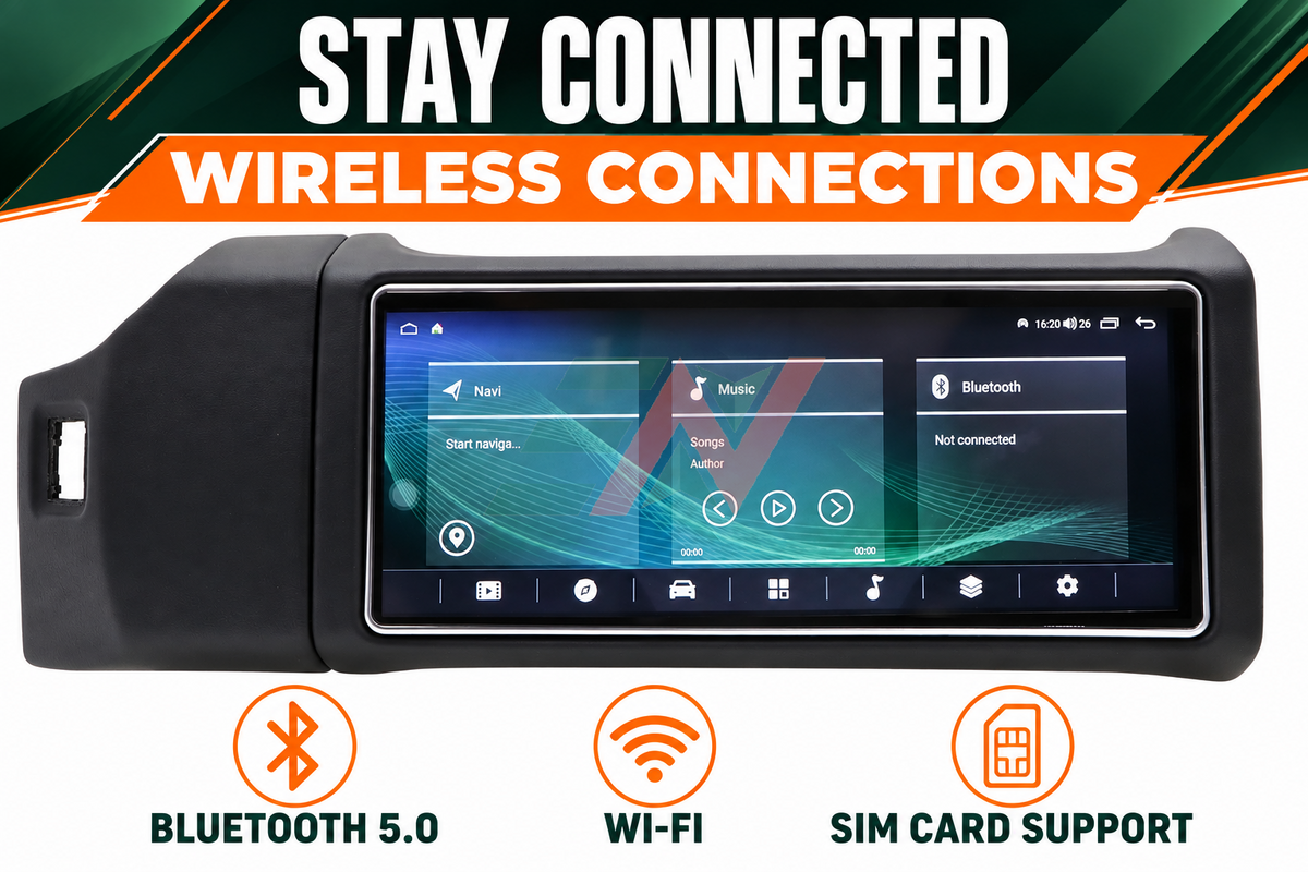Head Unit Display for Range Rover Vogue L405 with Bluetooth 5.0 Wi-Fi connectivity and SIM card network support