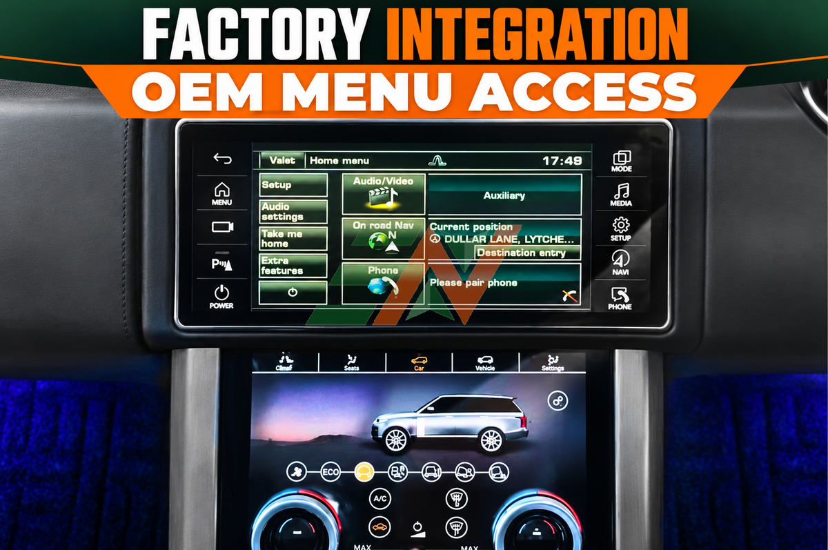 Head Unit Display for Range Rover Vogue L405 with Bosch system integration with OEM menu access