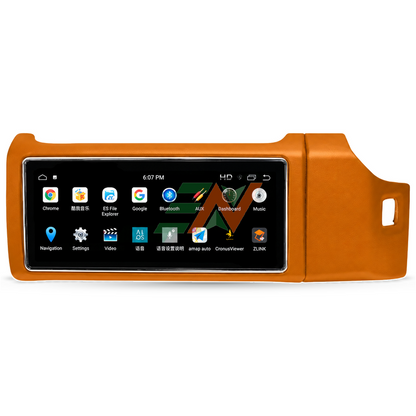Head Unit Display for Range Rover Vogue L405 with leather frame construction and Android 14 operating system