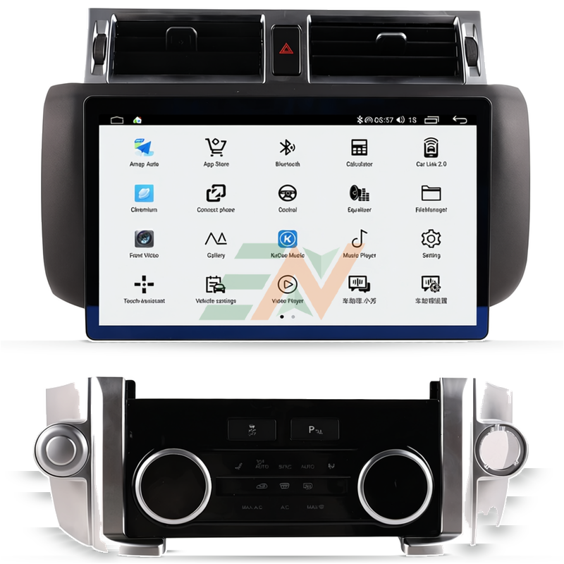 Sistema de infoentretenimiento Land Rover Discovery 4 Integración de panel de CA con pantalla y controles Android