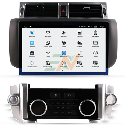 Sistema de infoentretenimiento Land Rover Discovery 4 Integración de panel de CA con pantalla y controles Android