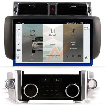 Sistema de infoentretenimiento Land Rover Discovery 4 Integración de panel de CA con pantalla Android y controles físicos