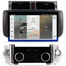 Infotainment system Land Rover Discovery 4 AC panel integration with Android display and physical controls