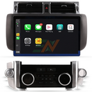 Infotainment System Land Rover Discovery 4 AC panel integration with Android display and climate controls
