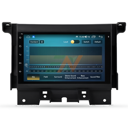 Land Rover Discovery 4 Android unidad principal de radio para automóvil con filtro de sonido y pantalla de configuración de EQ