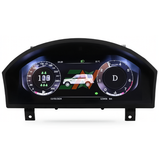 Land Rover Discovery Grupo de instrumentos digitales 4 - pantalla frontal de velocímetro y tacómetro