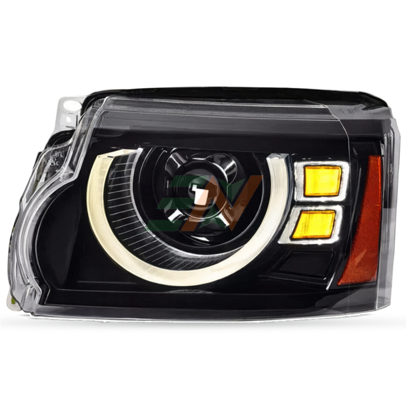 Land Rover Discovery 4 LED Conjunto de faros con tiras blancas LED para luces de circulación diurna