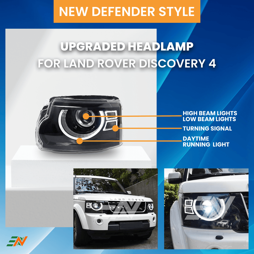 Upgraded headlights for Land Rover Discovery 4