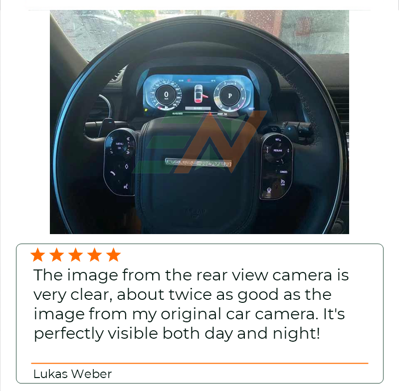 LCD Digital Instrument Cluster Land Rover Discovery 4 steering wheel control compatibility - original controls