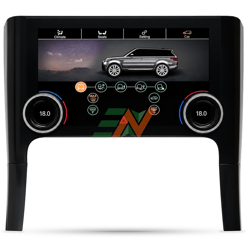 LCD Placa de repuesto HVAC con pantalla táctil para Range Rover Sport L320 con perillas giratorias de temperatura y pantalla para automóvil