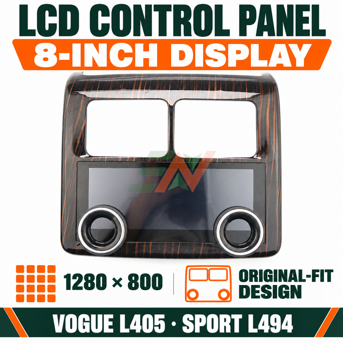 LCD Touch Screen HVAC Replacement Board for Range Rover Vogue L405 with 8-inch screen size display