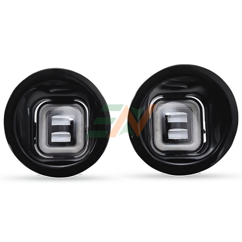 Conjunto de luz antiniebla DRL LED para modelos Land Rover Discovery 4 2010-2016 - vista frontal del par