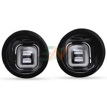 Conjunto de luz antiniebla DRL LED para modelos Land Rover Discovery 4 2010-2016 - vista frontal del par