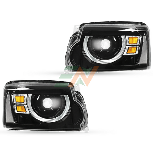 LED Faro Conjunto Land Rover Discovery 4 con luces de alta intensidad y señales de giro dinámicas