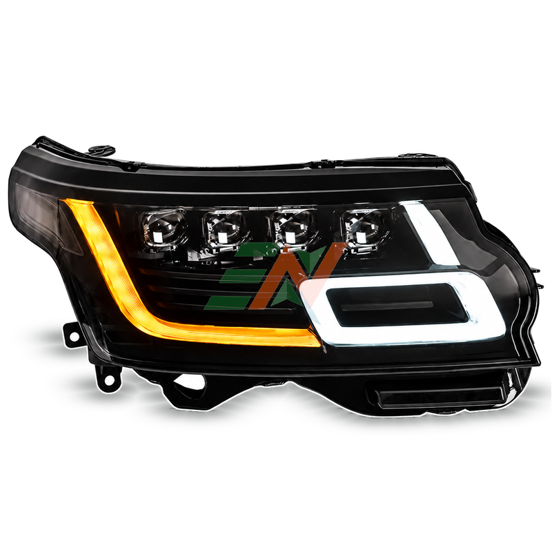 Matrix Style DRL 4 Lens Headlights Facelift-Conversion for Range Rover Vogue L405