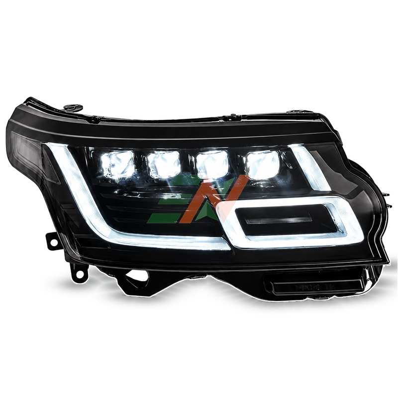 Matrix Style DRL 4 Lens Headlights Facelift-Conversion for Range Rover Vogue L405
