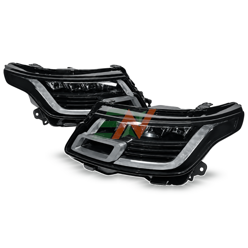 Matrix Style DRL 4 Lens Headlights Facelift-Conversion for Range Rover Vogue L405