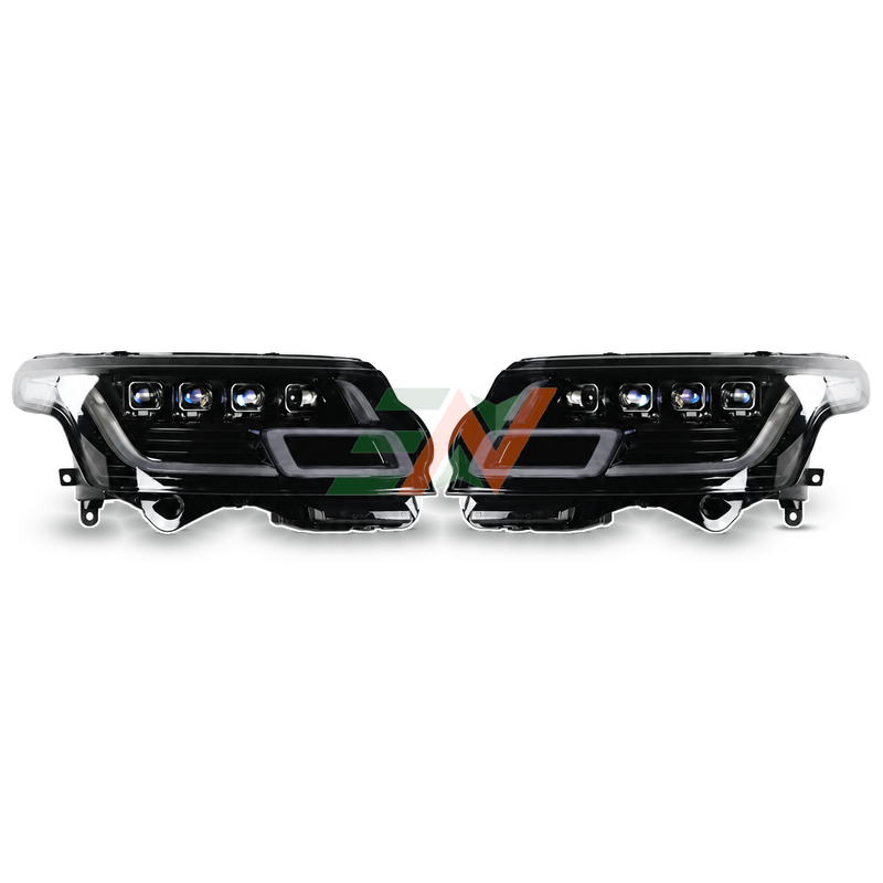 Matrix Style DRL 4 Lens Headlights Facelift-Conversion for Range Rover Vogue L405