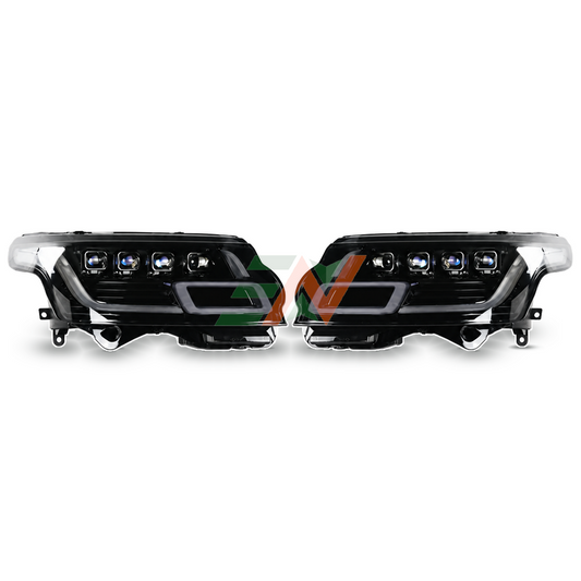 Matrix Style DRL 4 Lens Headlights Facelift-Conversion for Range Rover Vogue L405