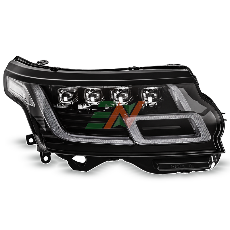 Matrix Style DRL 4 Lens Headlights Facelift-Conversion for Range Rover Vogue L405