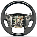 Modified and Leather Steering Wheel Land Rover Discovery 4 perforated leather with paddle shifters