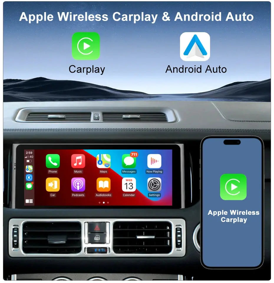 Range Rover L322 Android infotainment system