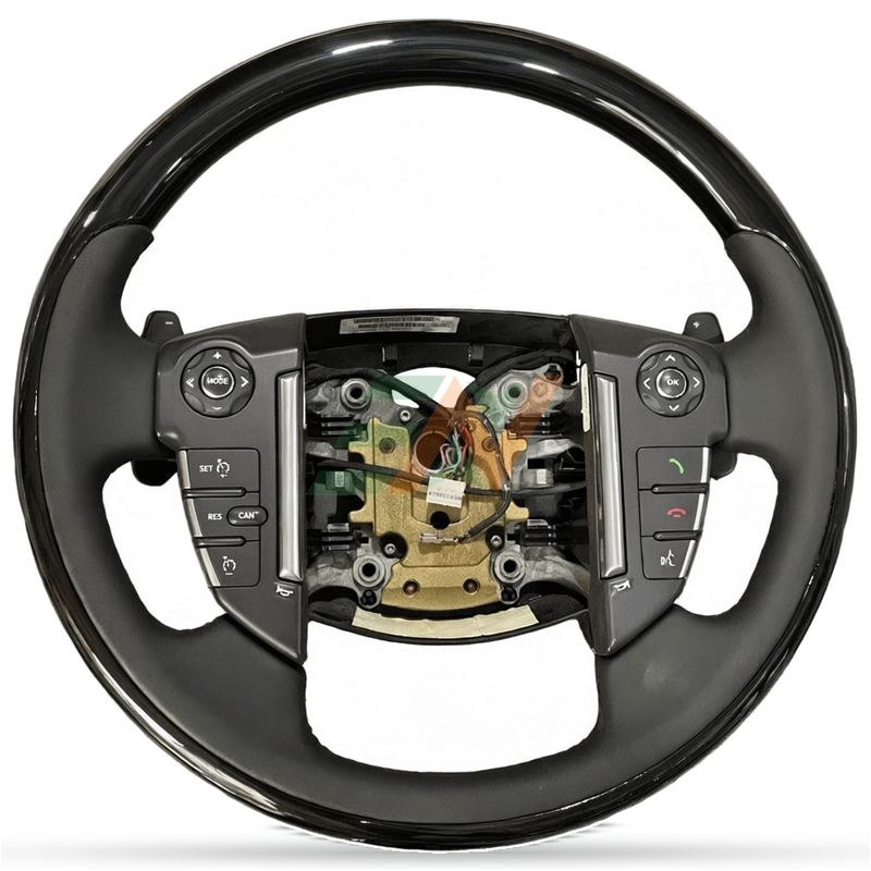 Volante Land Rover Discovery 4 OEM de repuesto con secciones superior e inferior de madera