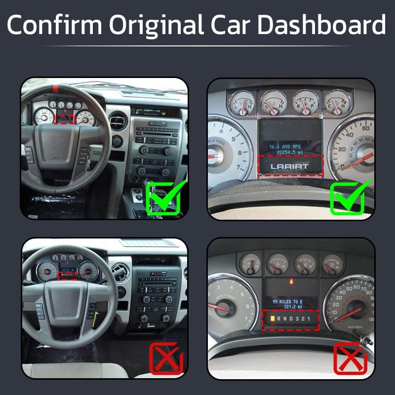Grupo de instrumentos digitales de 13,1" para Ford F150 Raptor