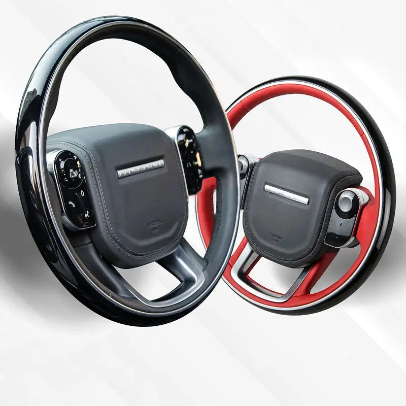 Hand-Crafted Lacquered Wooden Steering Wheel for Range Rover Sport and Evoque - Euronavigate