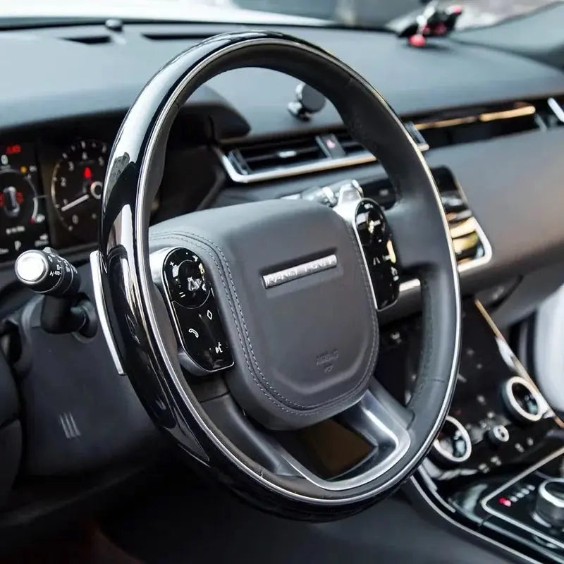 Hand Crafted Lacquered Wooden Steering Wheel For Range Rover Sport And hand-crafted-lacquered-wooden-steering-wheel-for-range-rover-sport-and
