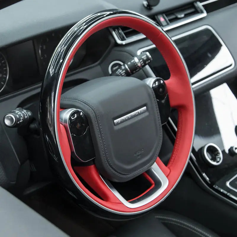Hand-Crafted Lacquered Wooden Steering Wheel for Range Rover Sport and Evoque - Euronavigate